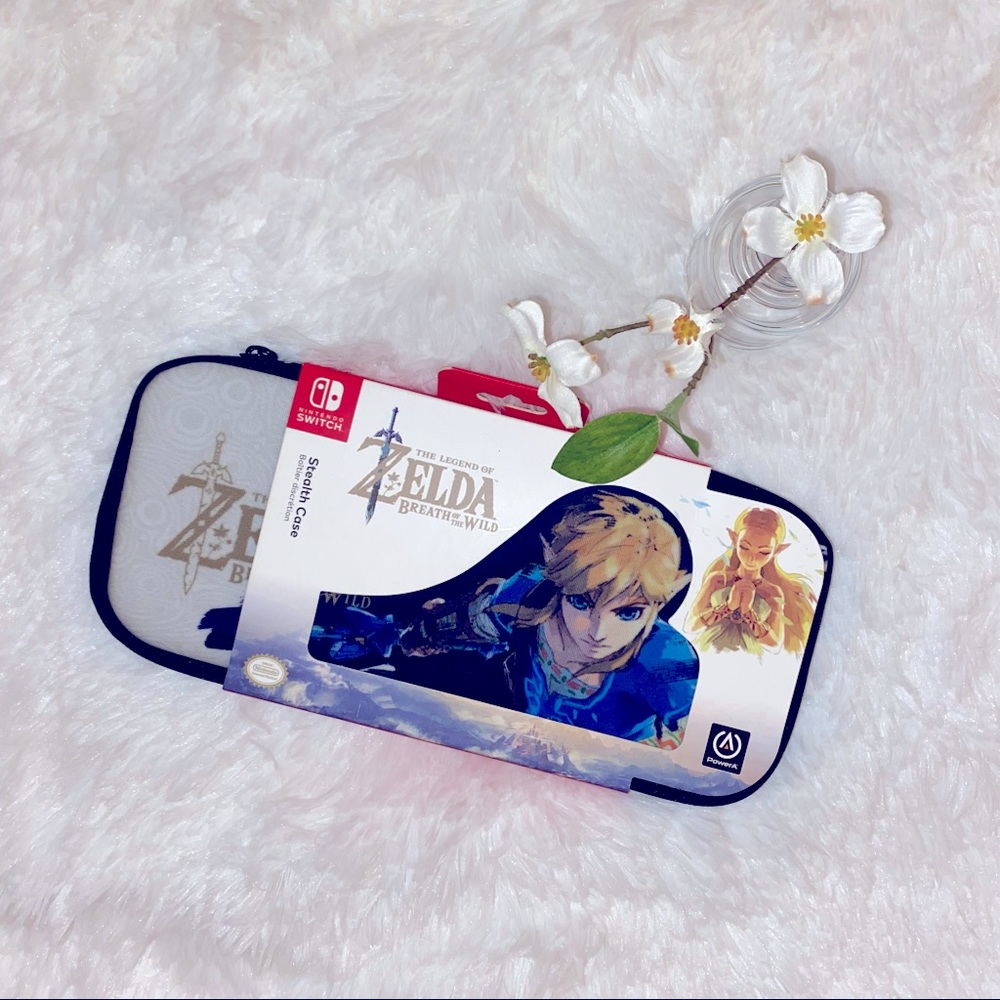 nintendo | the legend of zelda botw switch case · · · nwt